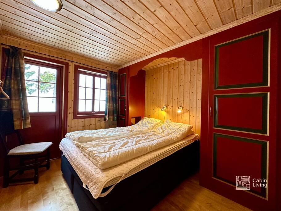 Large Cabin Sjusjoen Best View, Sauna, Ski Inout Экстерьер фото
